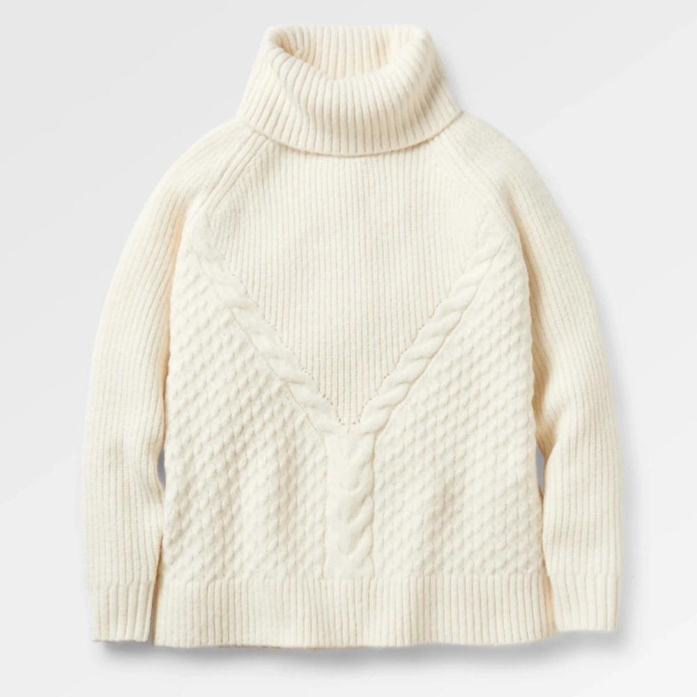 Passenger Women’s Knit Turtleneck Cream size Small